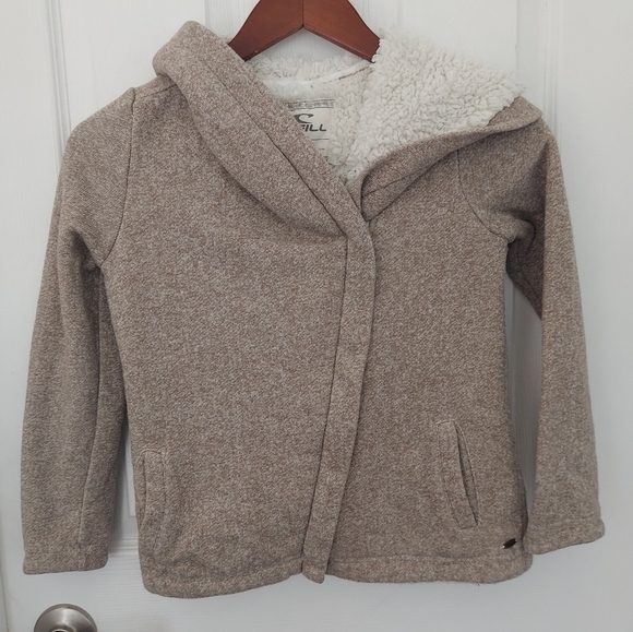 O'Neill Jackets & Blazers - O’neill Sherpa Lined Diagonal Zip Jacket Medium